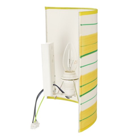 Lampa ścienna kinkiet 1X40W E14 zielony/żółty MAJA 20-80298