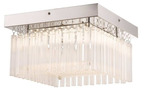 Lampa sufitowa chrom plafon LED 18W Debai 98-44723