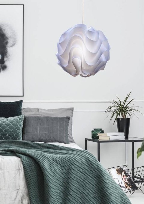 Lampa wisząca biała 1xE27 30cm IDA 31-74785