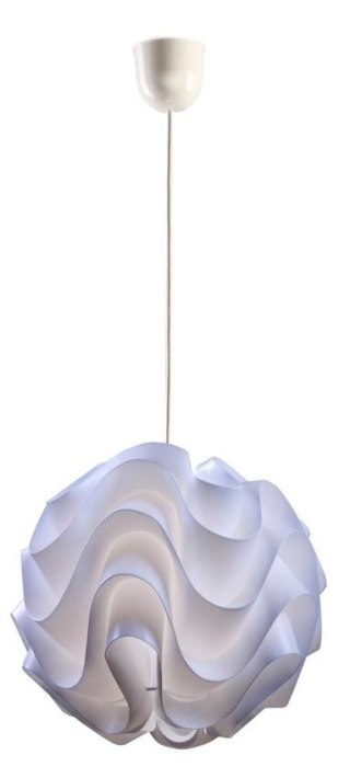 Lampa wisząca biała 1xE27 30cm IDA 31-74785