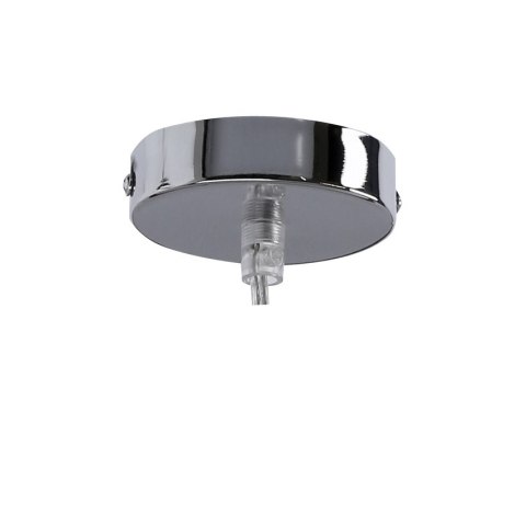 Lampa wisząca sufitowa srebrna szklany klosz E27 Libano Candellux 31-51646