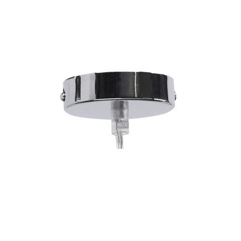 Lampa wisząca sufitowa srebrna szklany klosz E27 Libano Candellux 31-51646