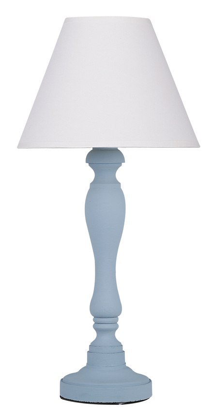 Pastellio lampa gabinetowa niebieski 1x40w e14 Abażur biały