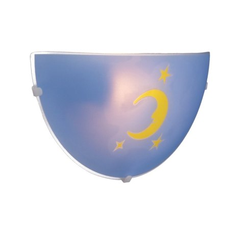 Plafon dziecięcy lampa ścienna księżyc niebieski 11-30132