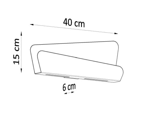 Sollux Lampa Kinkiet BASCIA biały