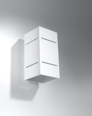 Sollux Lampa Kinkiet BLOCCO biały