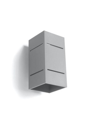 Sollux Lampa Kinkiet BLOCCO szary