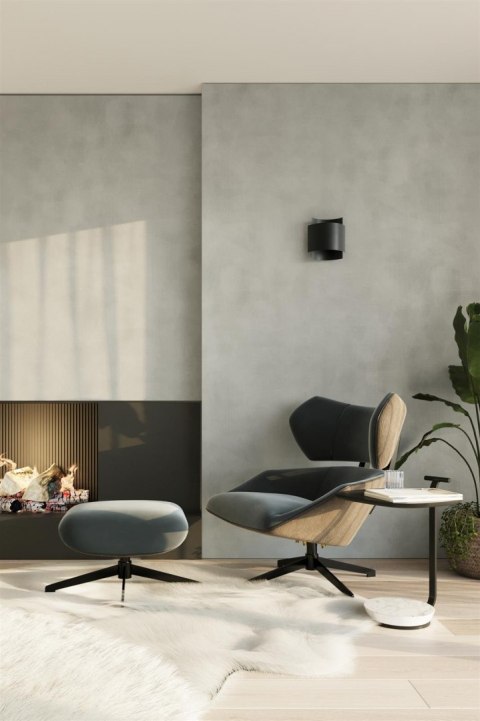 Sollux Lampa Kinkiet IMPACT czarny