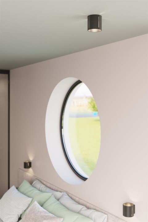 Sollux Lampa Kinkiet INEZ czarny