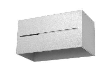 Sollux Lampa Kinkiet LOBO MAXI szary