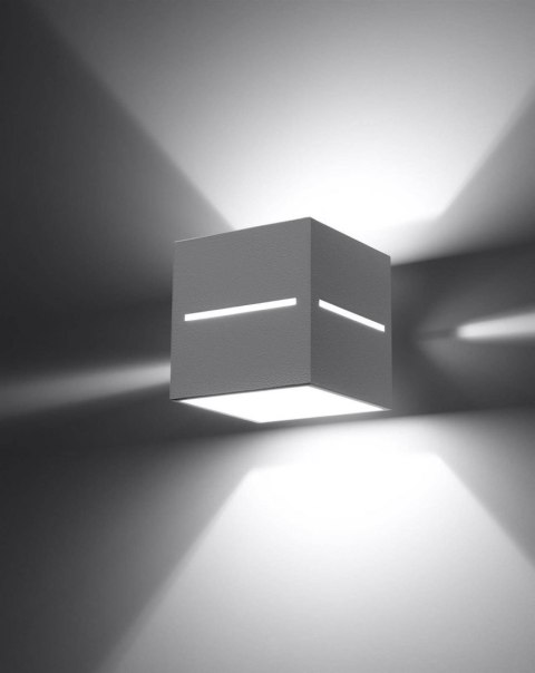 Sollux Lampa Kinkiet LOBO biały
