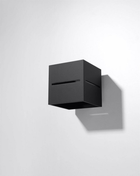 Sollux Lampa Kinkiet LOBO czarny