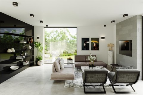 Sollux Lampa Kinkiet LOBO czarny