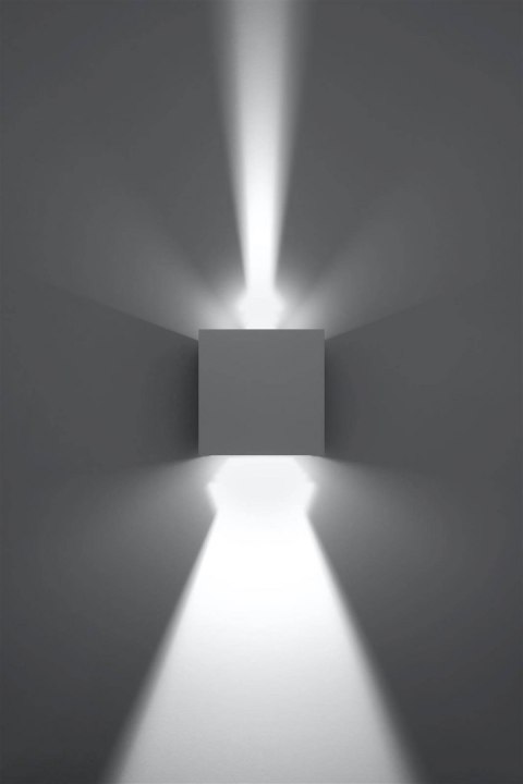 Sollux Lampa Kinkiet LUCA biały LED IP54