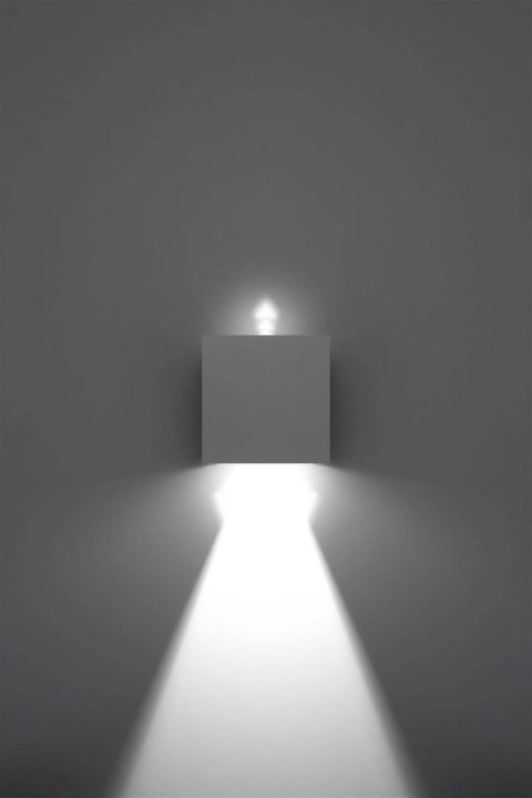 Sollux Lampa Kinkiet LUCA biały LED IP54