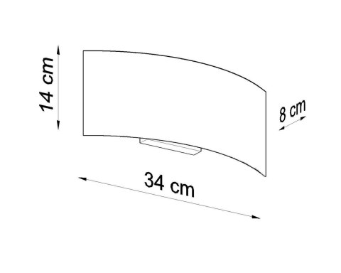 Sollux Lampa Kinkiet MAGNUS czarny