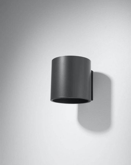 Sollux Lighting Kinkiet ORBIS 1 antracyt