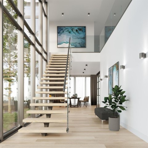 Sollux Lampa Kinkiet ORBIS 1 antracyt