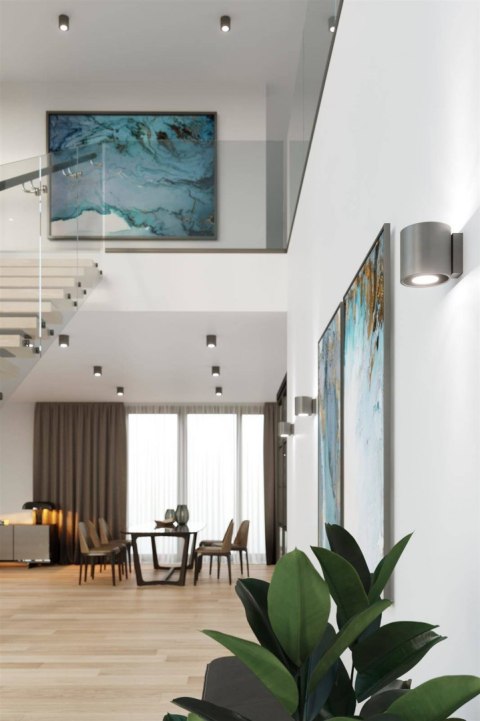 Sollux Lampa Kinkiet ORBIS 1 antracyt