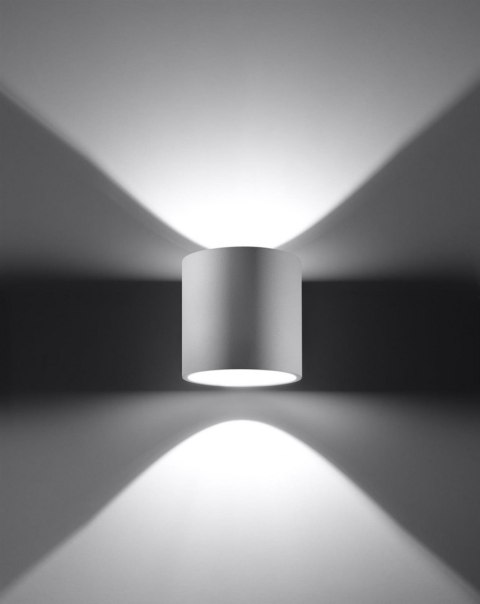 Sollux Lampa Kinkiet ORBIS 1 biały