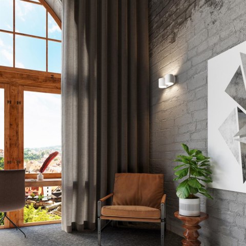 Sollux Lampa Kinkiet ORBIS 2 biały