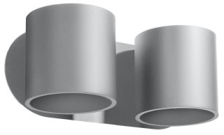 Sollux Lampa Kinkiet ORBIS 2 szary