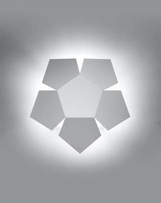 Sollux Lampa Kinkiet PENTA biały
