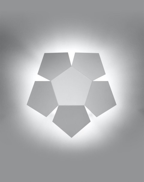 Sollux Lampa Kinkiet PENTA biały