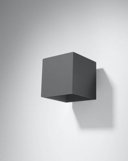 Sollux Lighting Kinkiet QUAD 1 antracyt