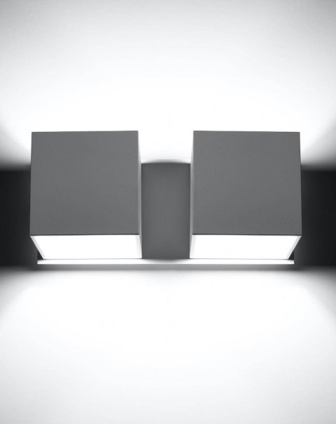 Sollux Lampa Kinkiet QUAD 2 biały