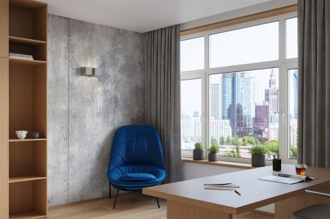 Sollux Lampa Kinkiet QUAD 2 szary