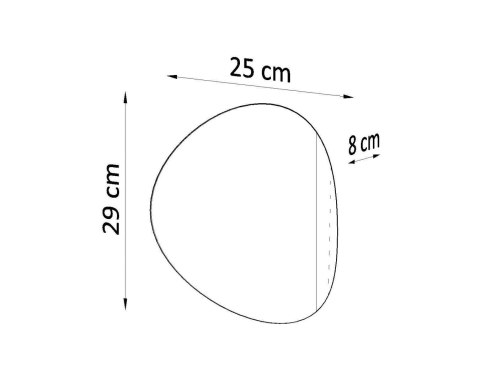 Sollux Lampa Kinkiet SENSES czarny