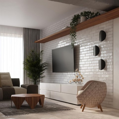 Sollux Lampa Kinkiet SENSES czarny