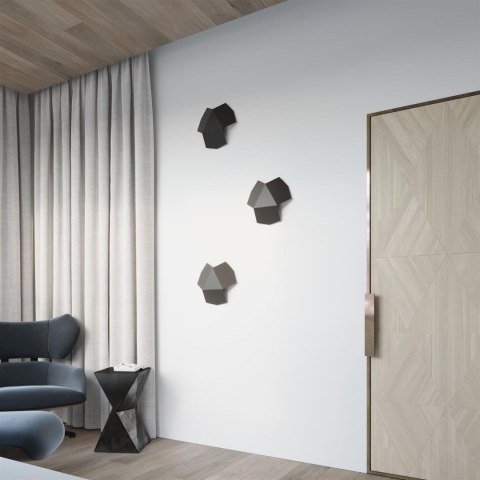 Sollux Lampa Kinkiet TRE czarny