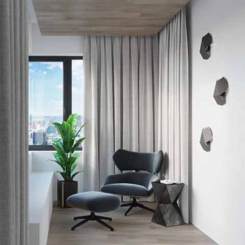 Sollux Lampa Kinkiet TRE czarny