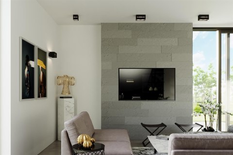 Sollux Lampa Plafon LOBO MAXI czarny