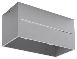 Sollux Lighting Plafon LOBO MAXI szary