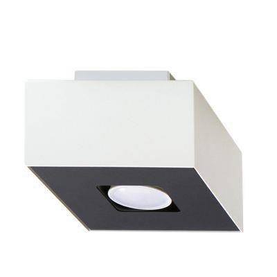 Sollux Lampa Plafon MONO 1 biały