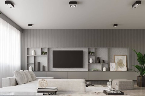 Sollux Lampa Plafon MONO 2 czarny