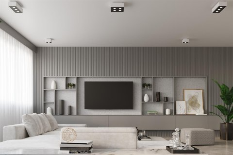 Sollux Lampa Plafon MONO 4 biały