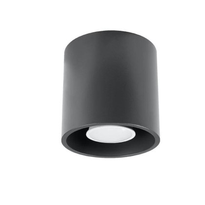 Sollux Lighting Plafon ORBIS 1 antracyt