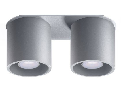 Sollux Lighting Plafon ORBIS 2 szary