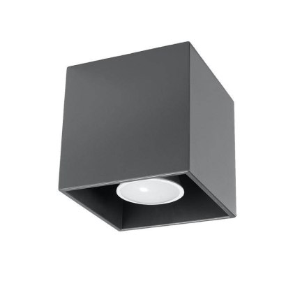 Sollux Lighting Plafon QUAD 1 antracyt