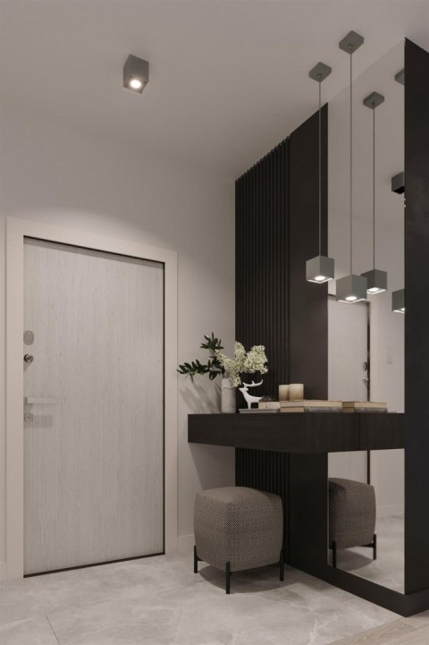 Sollux Lampa Plafon QUAD 1 szary