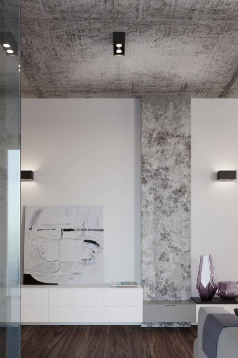 Sollux Lampa Plafon QUAD MAXI czarny