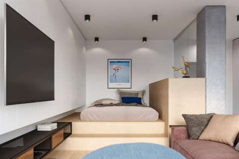 Sollux Lampa Plafon TIUBE czarny