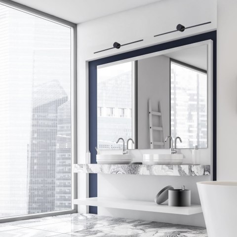 Kinkiet Modern Slim 40 cm czarny LED 3000K Light Prestige