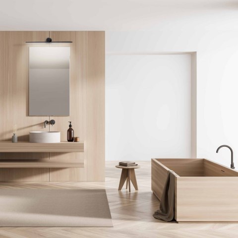 Kinkiet Modern Slim 60 cm czarny LED 3000K Light Prestige