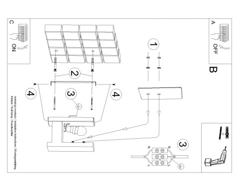 Sollux Lampa Kinkiet LAPPO biały