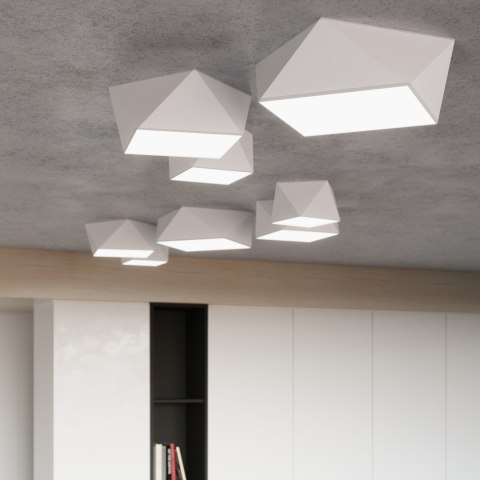 Sollux Lampa Plafon HEXA 35 biały